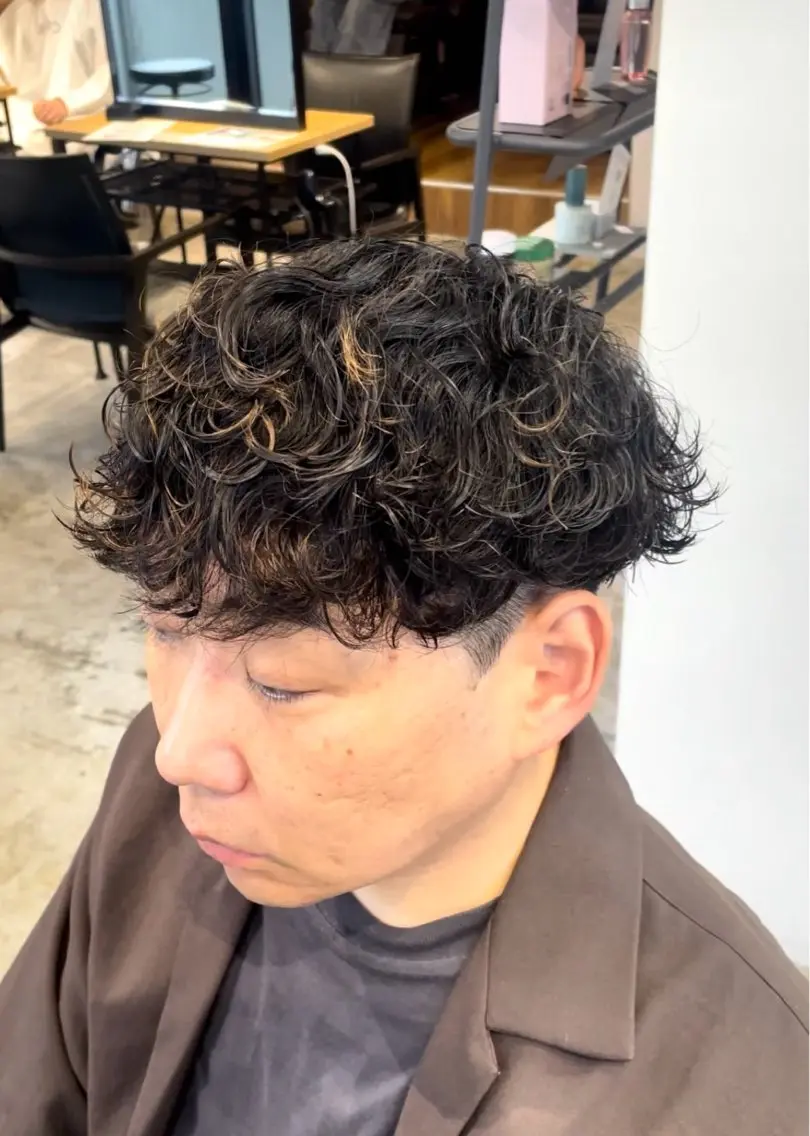 ショート パーマ スパイラルパーマ 梅田💥Cut/ Perm💥ふみのヘアスタイル