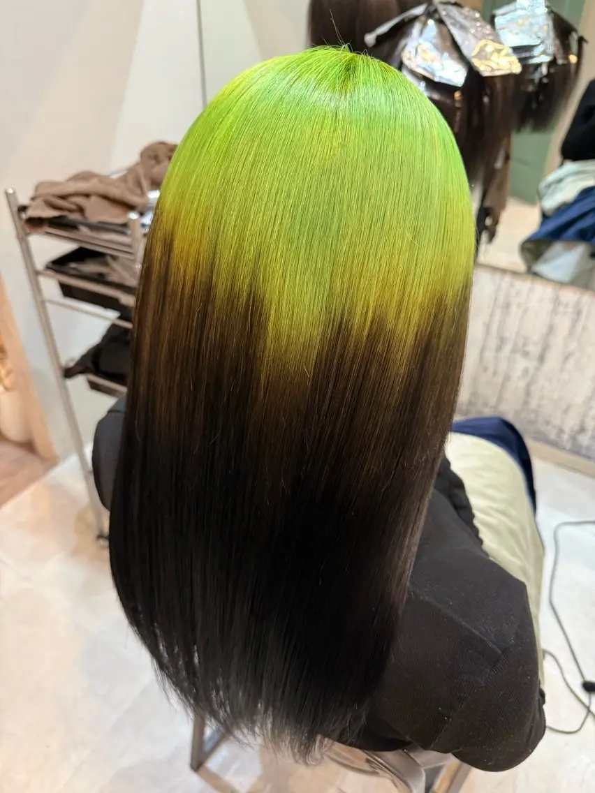 ロング 縮毛矯正 cocona ᐢ. ̫. ᐢのヘアスタイル