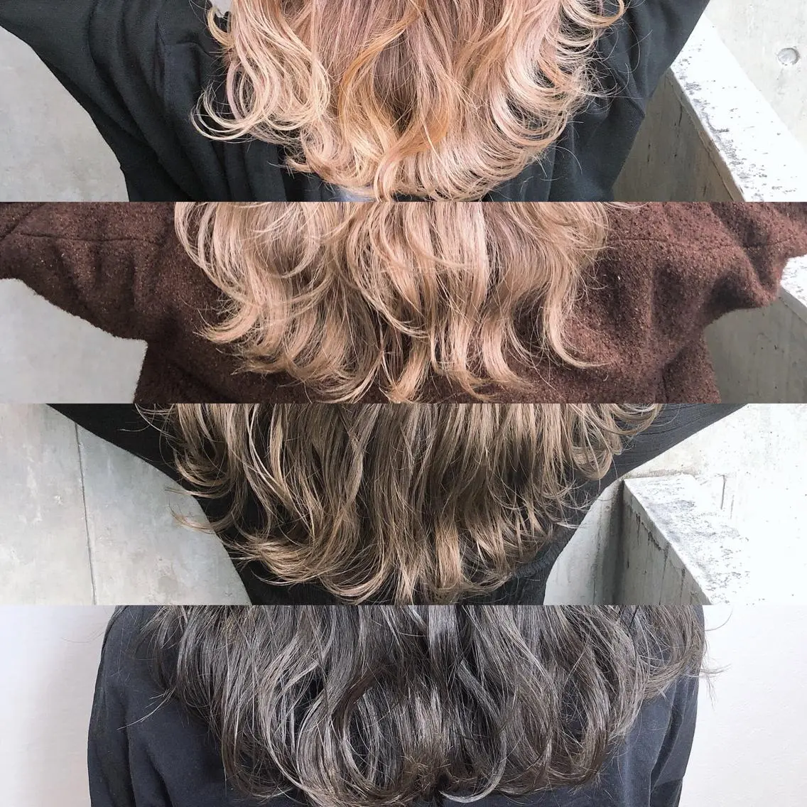 ミディアム レイヤーカット 小山 悠のヘアスタイル