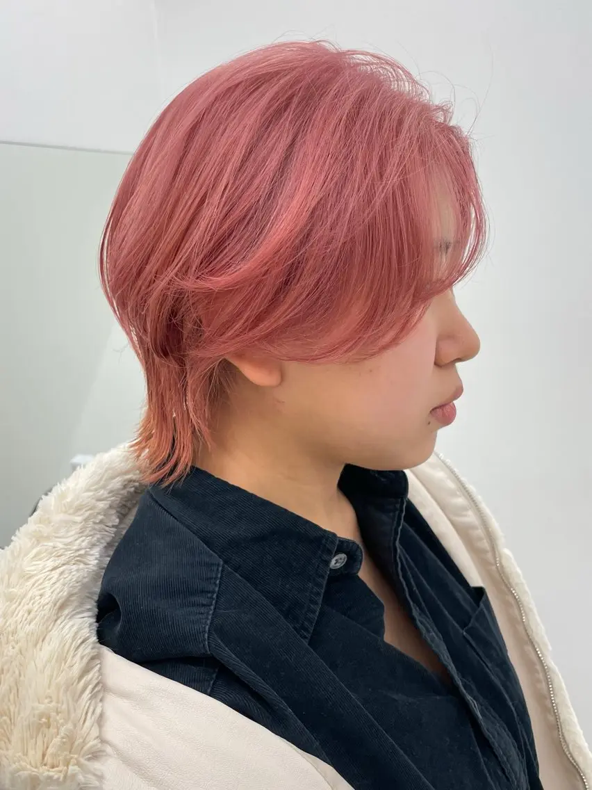 ショート カット ヘアカラー トリートメント ウルフカット/ボブ りなのヘアスタイル