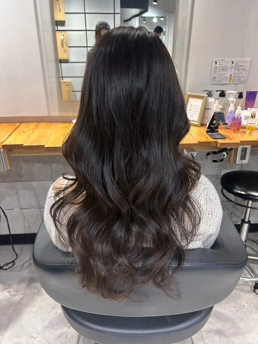 ロング カット ヘアカラー ヘッドスパ レイヤーStyle 🪽菜々実のヘアスタイル