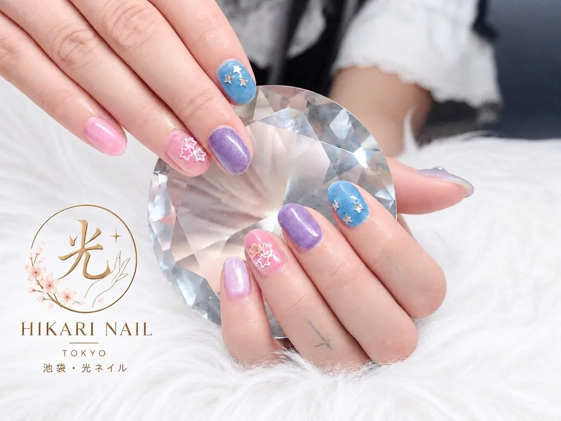 ネイル チークネイル 長さ出し フレンチネイル ガーリー ハロウィン ハンドネイル HikariNail Ikebukuroのネイルデザイン