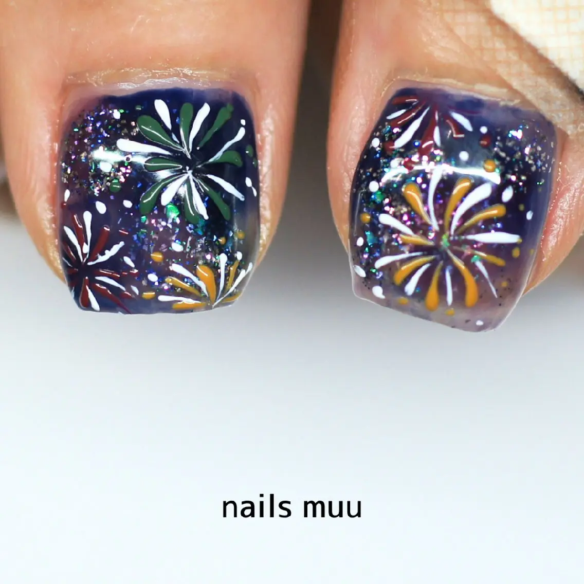 ネイル クリアネイル ジェルネイル nails muu まゆのネイルデザイン