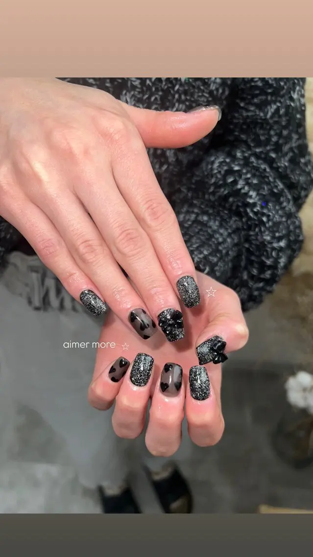 ネイル ハンドネイル NAGISA🧁🎀 持ち込み⌇パラジェルのネイルデザイン