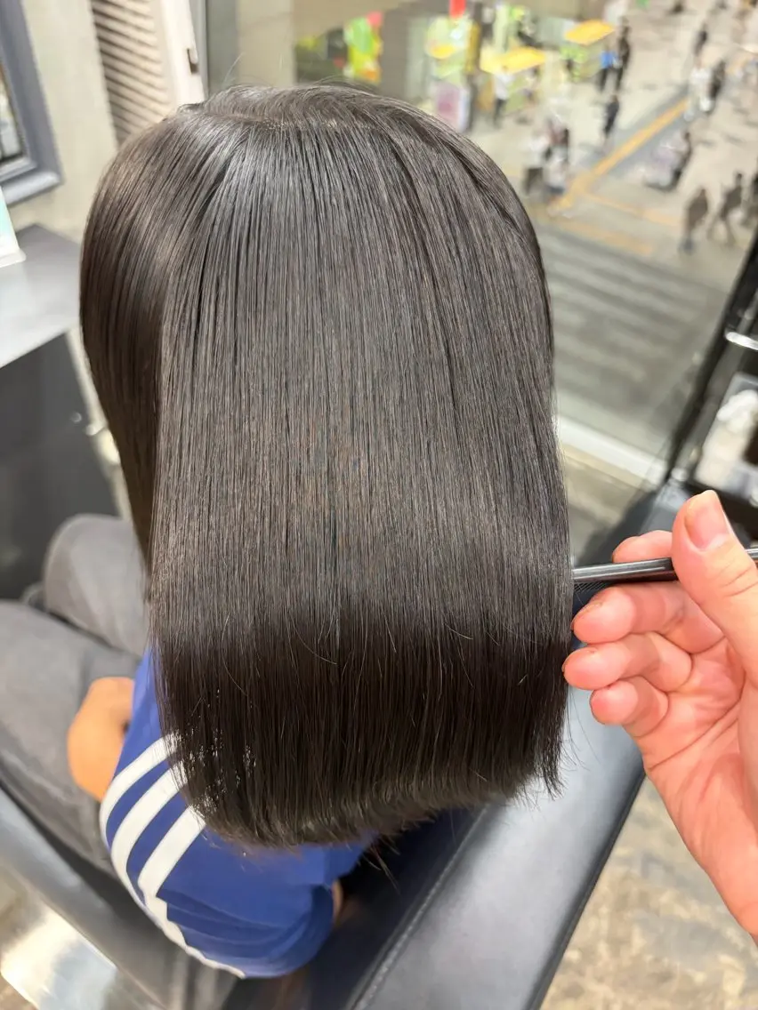ショート ボブ 縮毛矯正 縮毛矯正 T  O Yのヘアスタイル