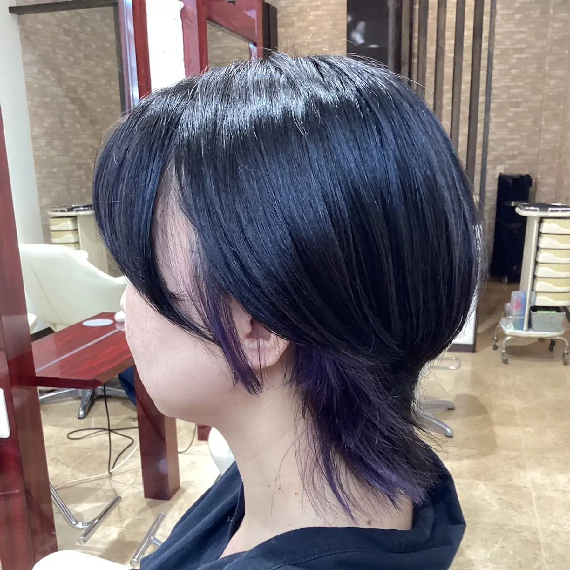 ミディアム ヘアカラー Nanami/ 似合わせカットのヘアスタイル