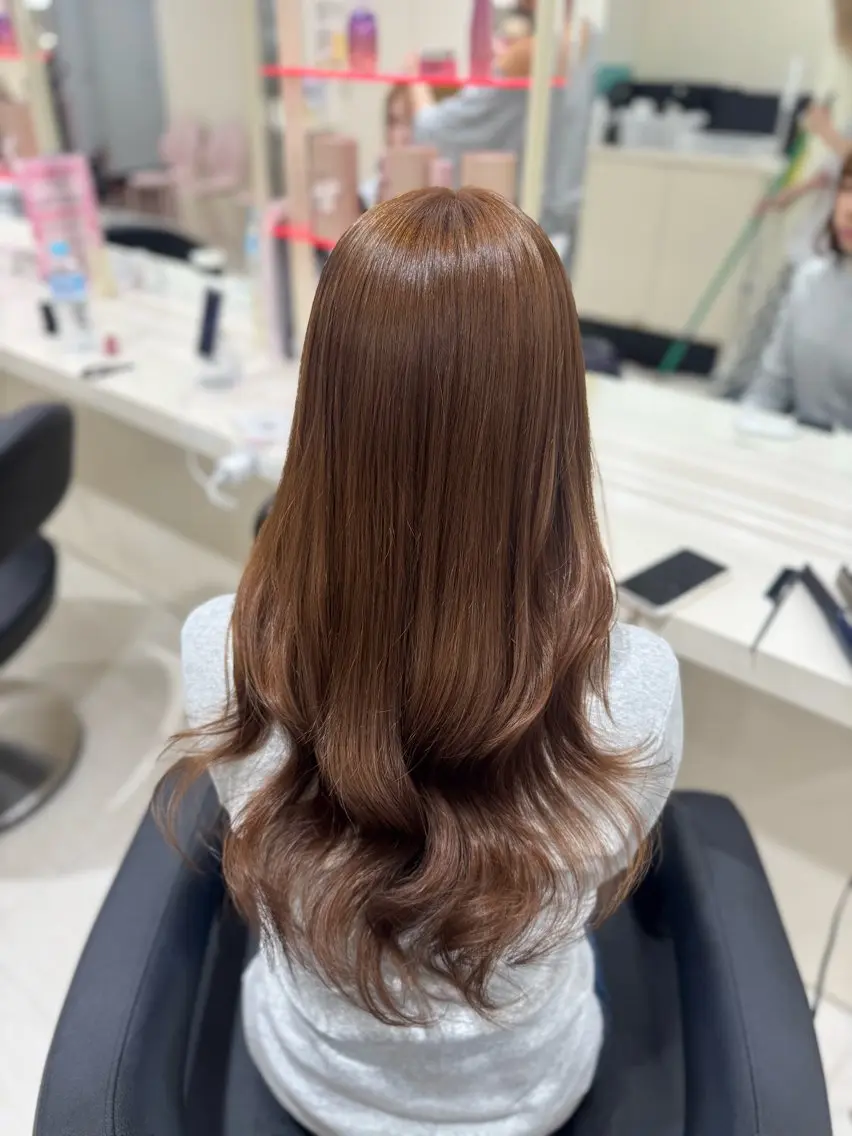 ロング カラー ロング 🌿透明感カラー 🫧ひなの🧸のヘアスタイル