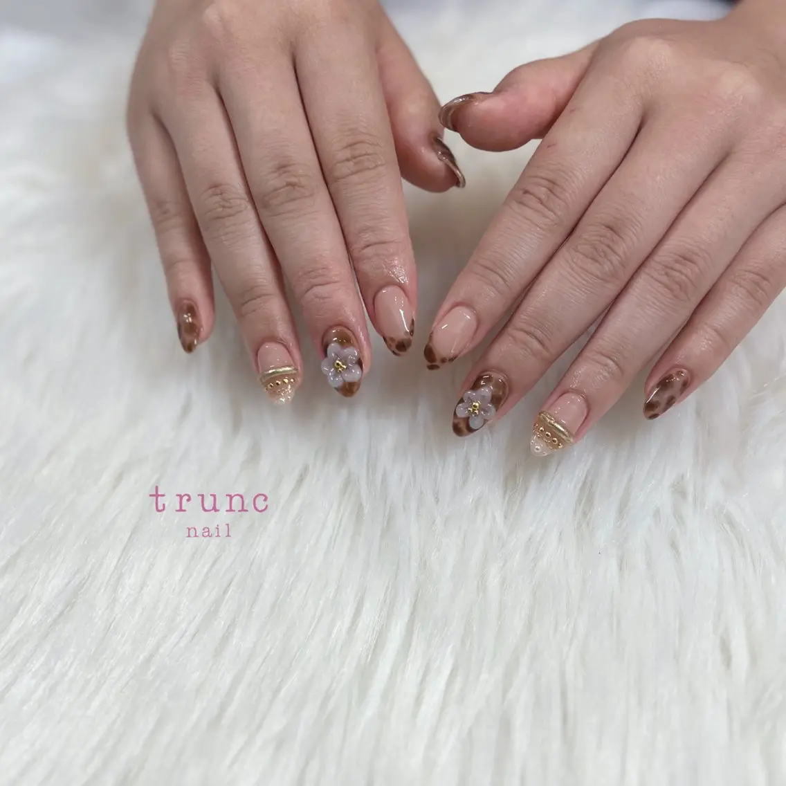 ネイル trunc nail 🌻宮下🌻のネイルデザイン