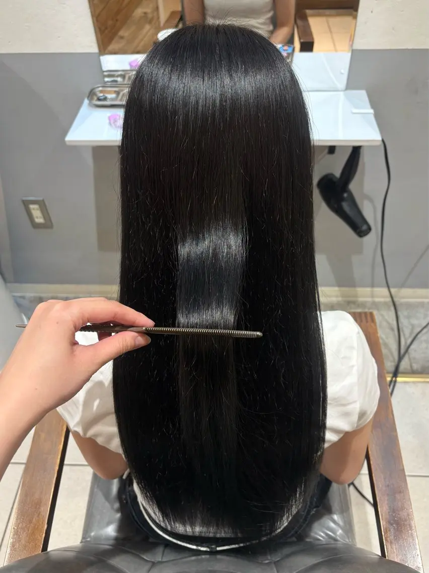 ロング ヘアカラー GiseL六本松/ sawaのヘアスタイル