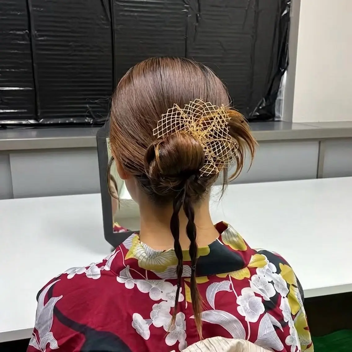 ヘアセットの写真