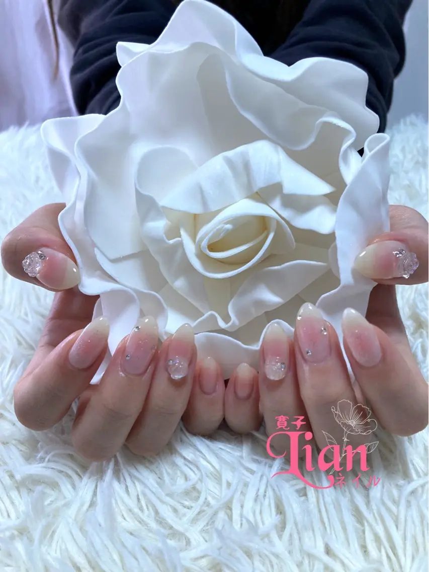 ネイル チークネイル Lianネイル 寛子Lianのネイルデザイン