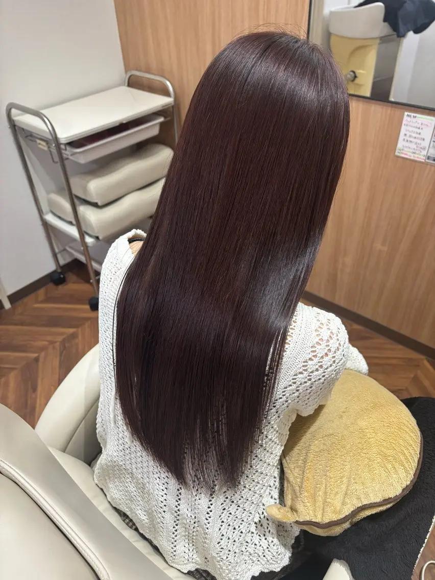 ロング カラー hina🎀🪽 /艶カラー/大曽根駅のヘアスタイル