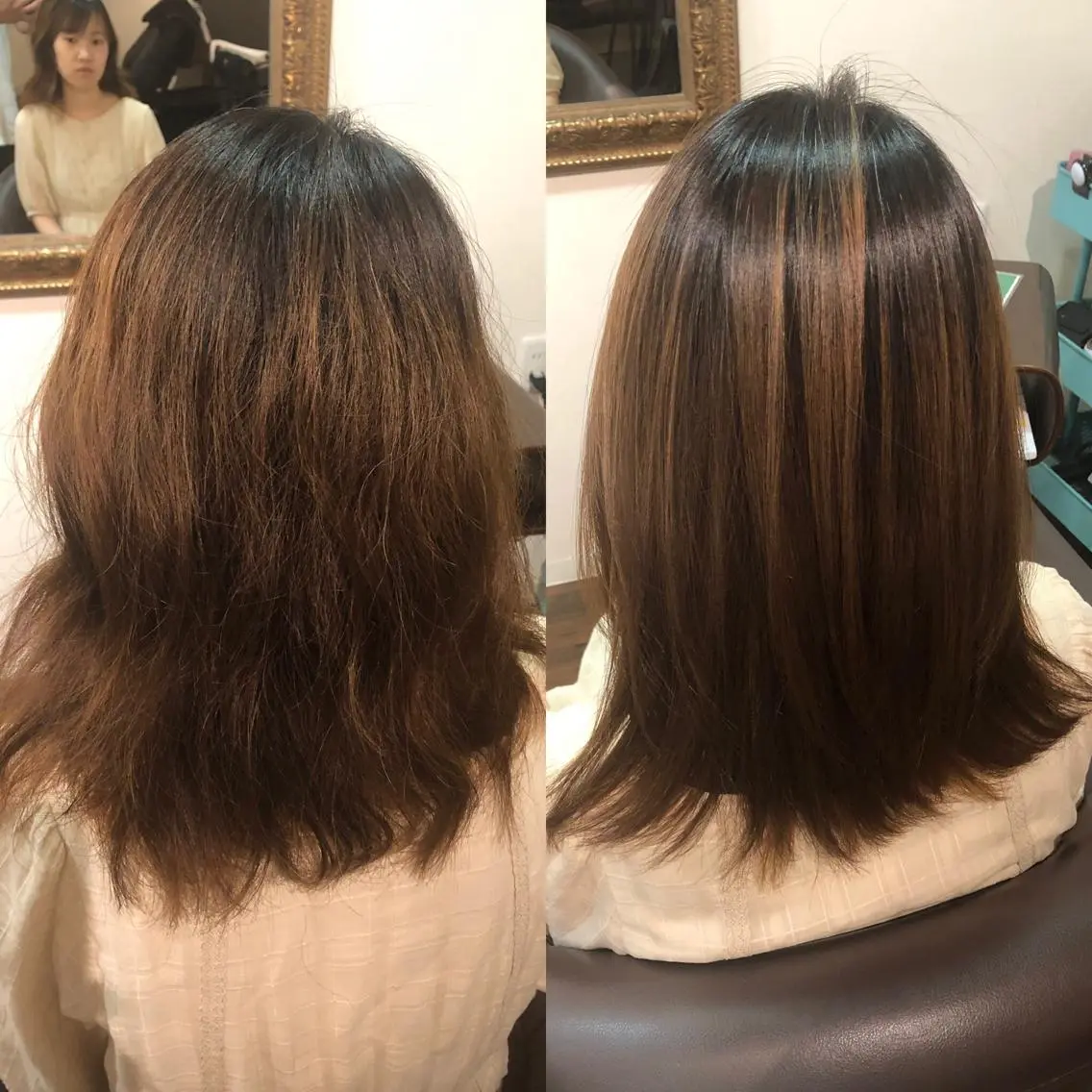 ミディアム 髪質改善 坂本 直樹のヘアスタイル
