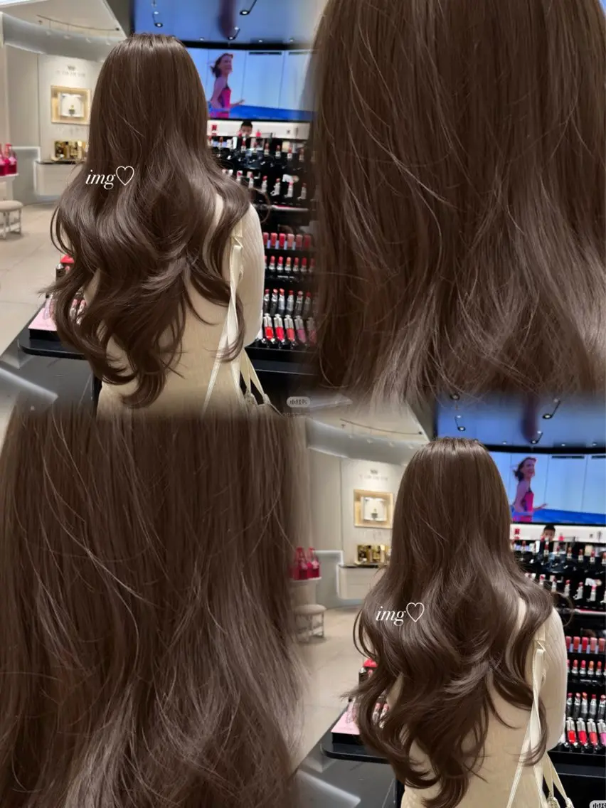 カラー 暗髪透明感🩵ྀི艶 カラー🦢みいのヘアスタイル