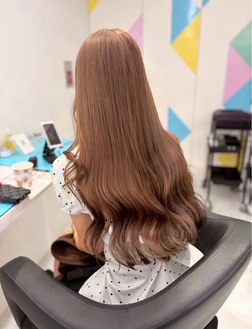 ロング カラー ヘアアレンジ ヘアカラー トリートメント ヘアセット 🧸ミルクティー特化 🧸MASAKIのヘアスタイル