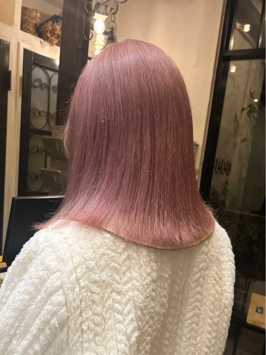 【うるつや✨】💫ブリーチ➕透明感カラー➕aujua3step treatment💫の写真