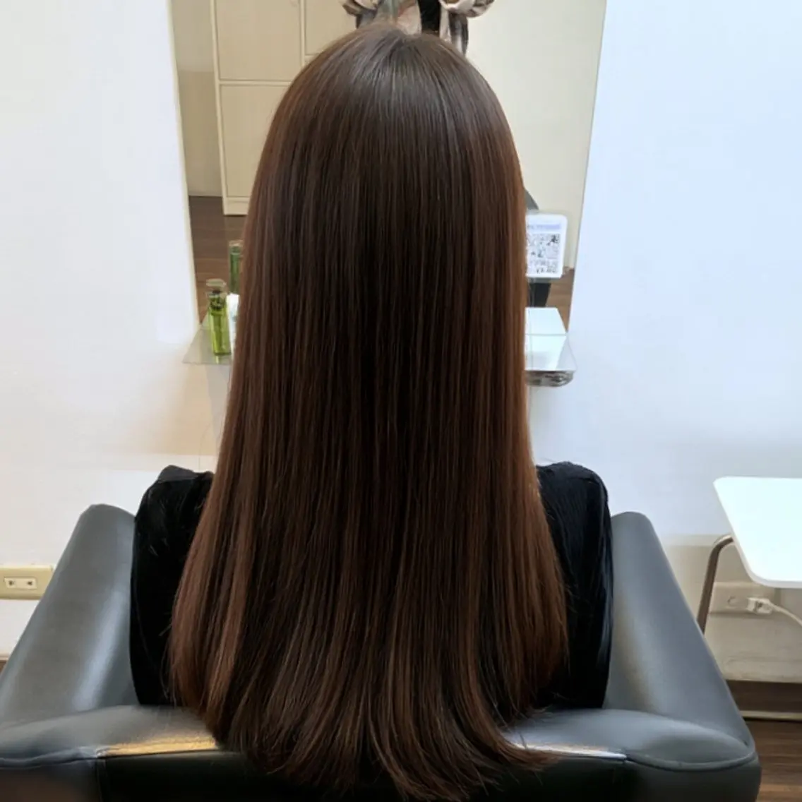 セミロング 縮毛矯正 トリートメント 原田 祥彰のヘアスタイル