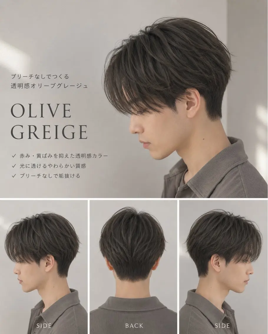 『限定1名』ブリーチなし、透明感カラー、メーカー講習用モデル募集中の写真