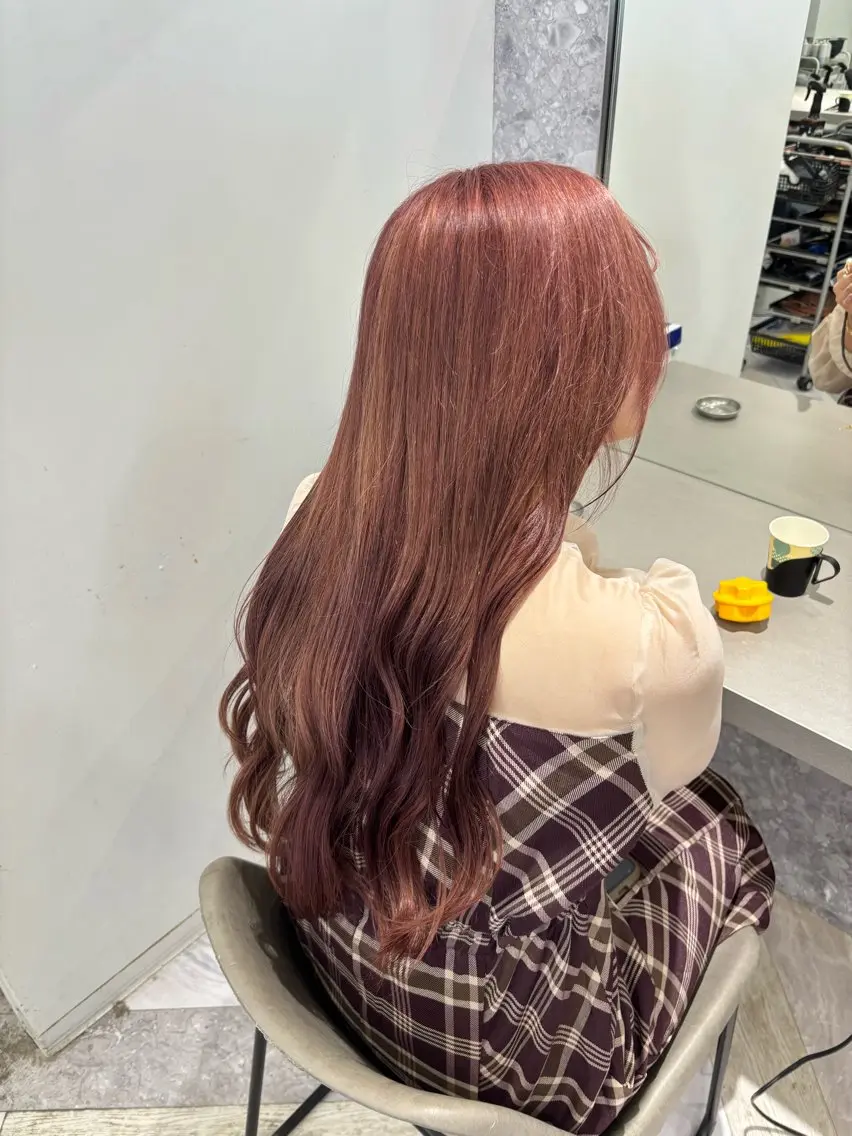 ロング カラー ヘアカラー トリートメント 飯牟田/メンズパーマ ブリーチ/GEAR.のヘアスタイル