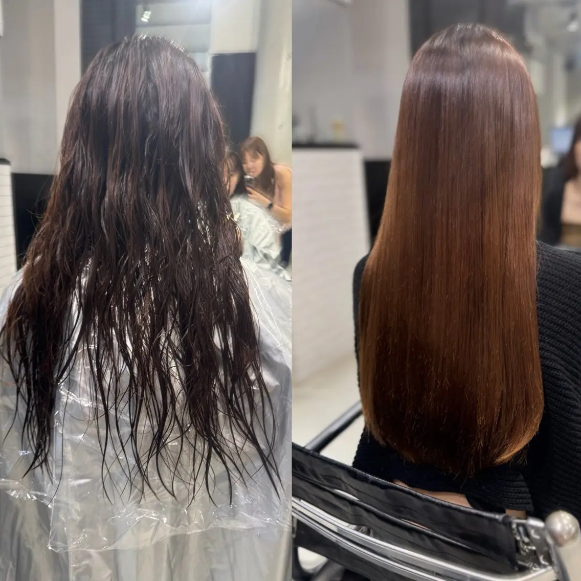 ロング カラー パーマ ヘアアレンジ カット ヘアカラー 縮毛矯正 トリートメント ヘアセット 透明感/オリーブ/ グレージュ/YUKAのヘアスタイル