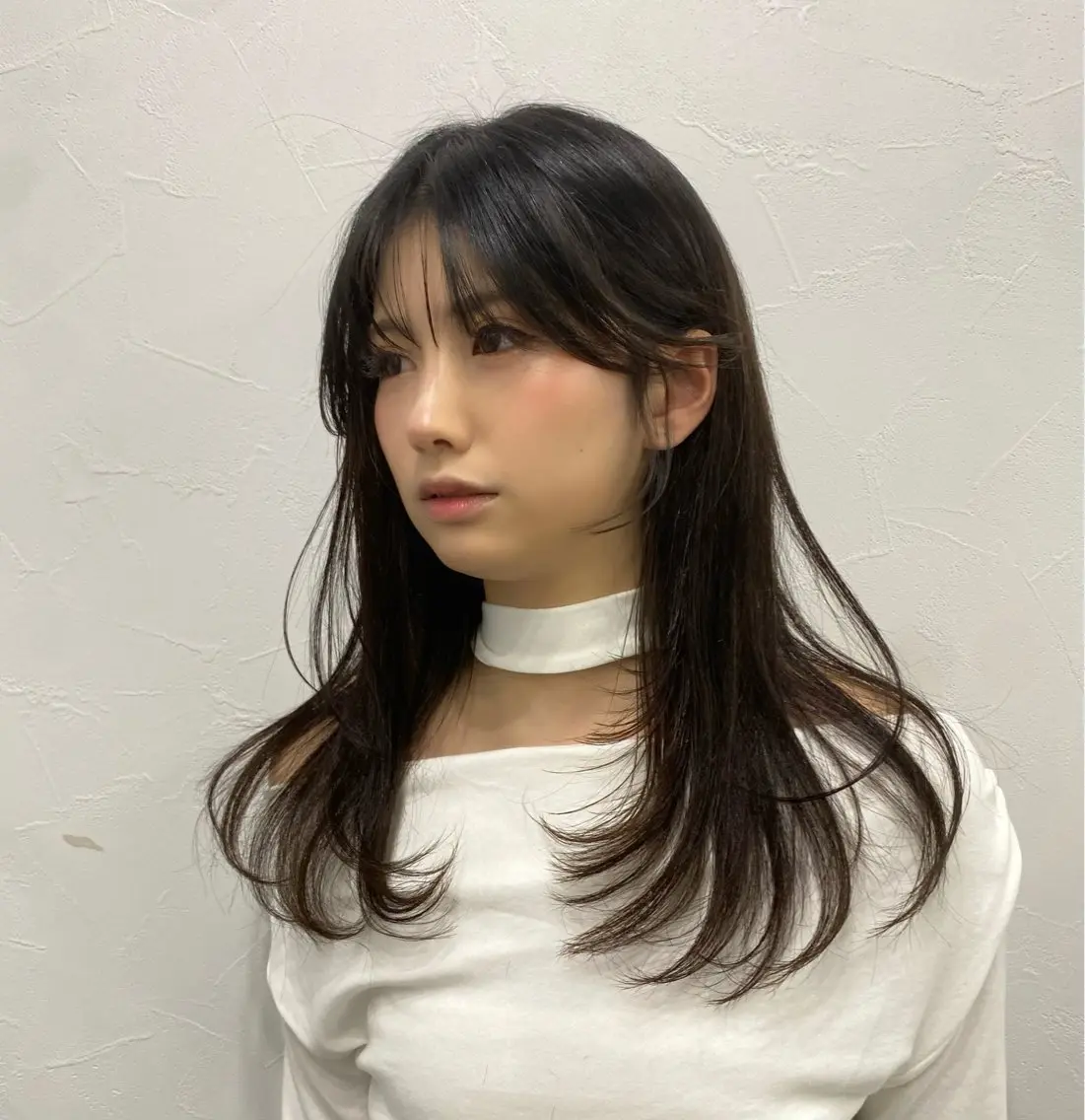 ロング レイヤーカット カット トリートメント レイヤー・ブリーチ kiyotoshiのヘアスタイル