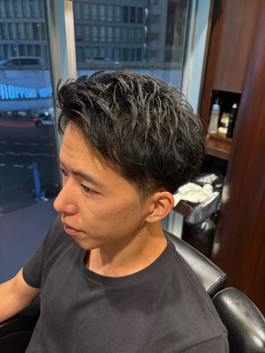 ショート カット 小松 美雄のヘアスタイル