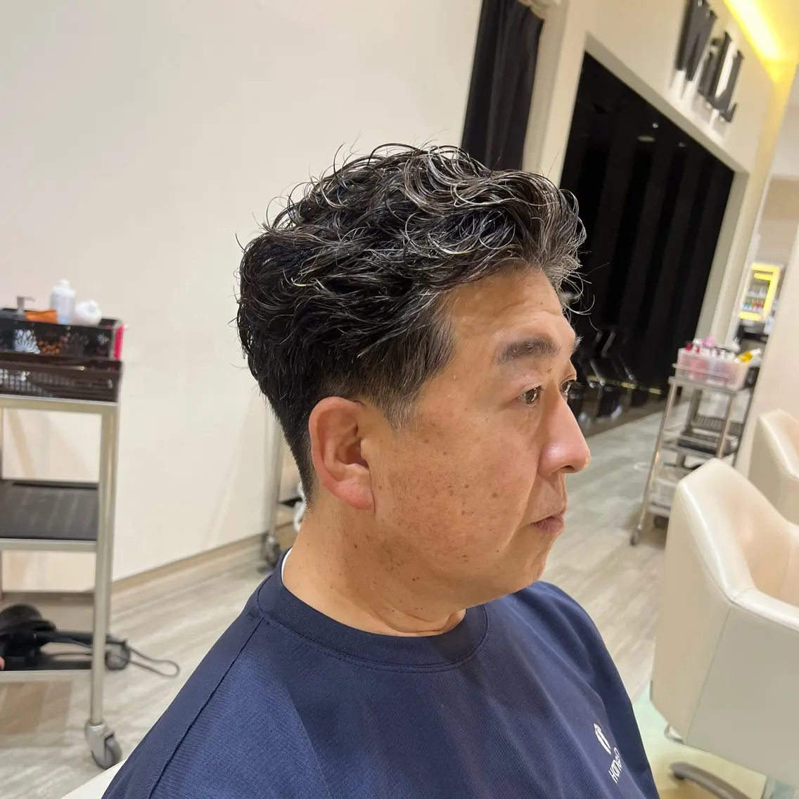 パーマ メンズ パーマ 近藤 羽南のヘアスタイル