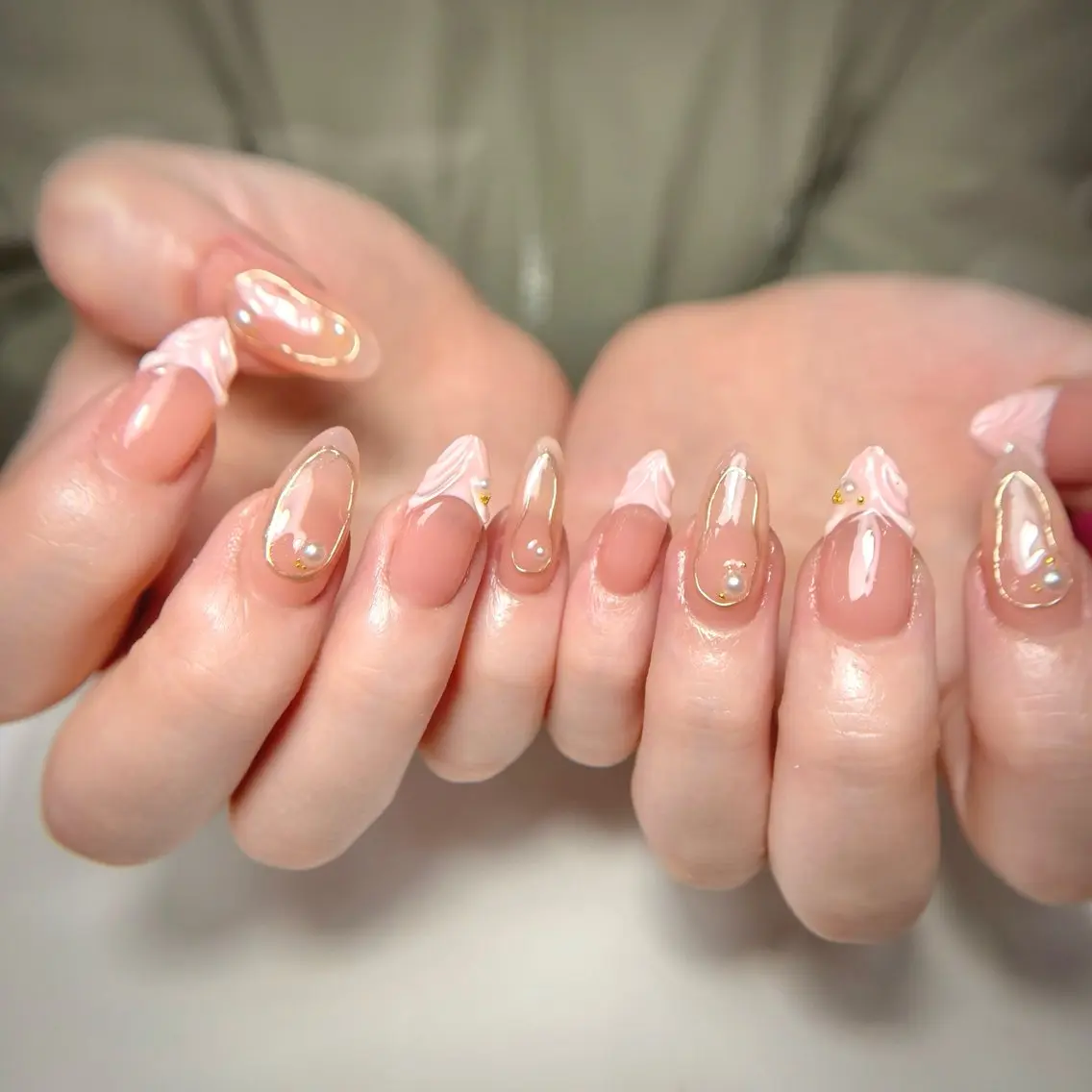 ネイル 長さ出し ジェルネイル 持ち込み オフィスネイル ワンカラーネイル Michi Nail Ikebukuroのネイルデザイン