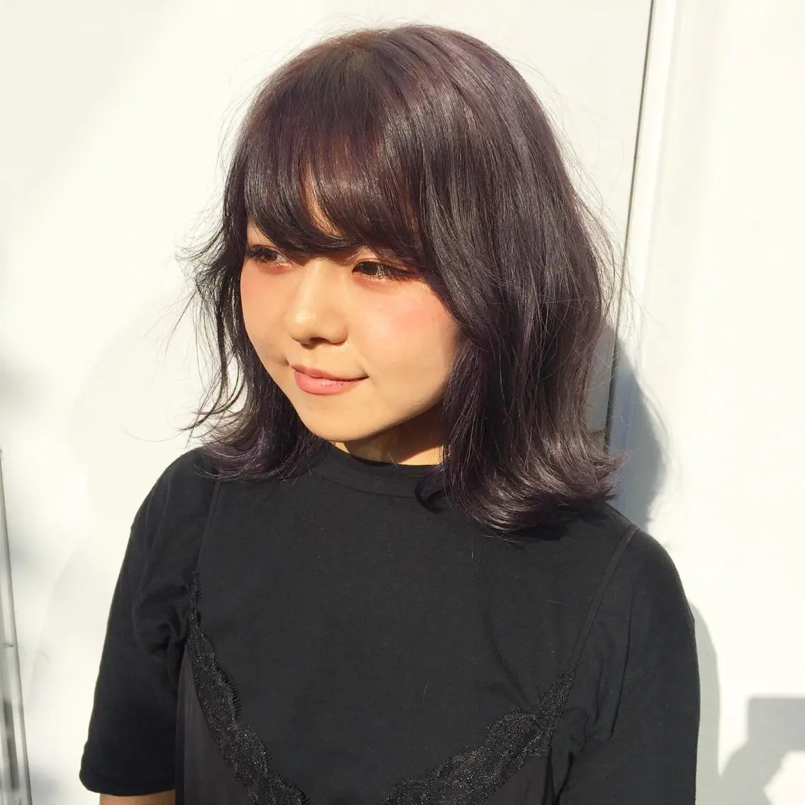 ミディアム カラー アッシュ ラベンダーカラー ラベンダーアッシュ 武田 久司のヘアスタイル