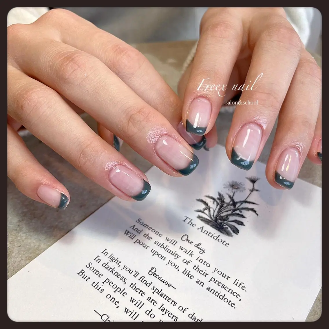 ネイル フレンチネイル ハンドネイル ハンドケア freex nail /ニュアンス/個性派のネイルデザイン