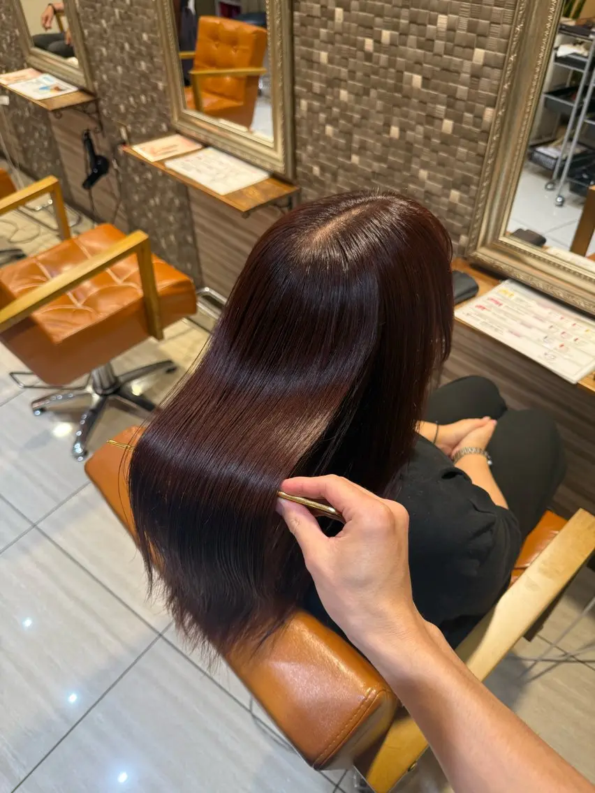 ロング カラー カット ヘアカラー トリートメント 🫧髪質改善/相模 大野/新井公輔🫧のヘアスタイル