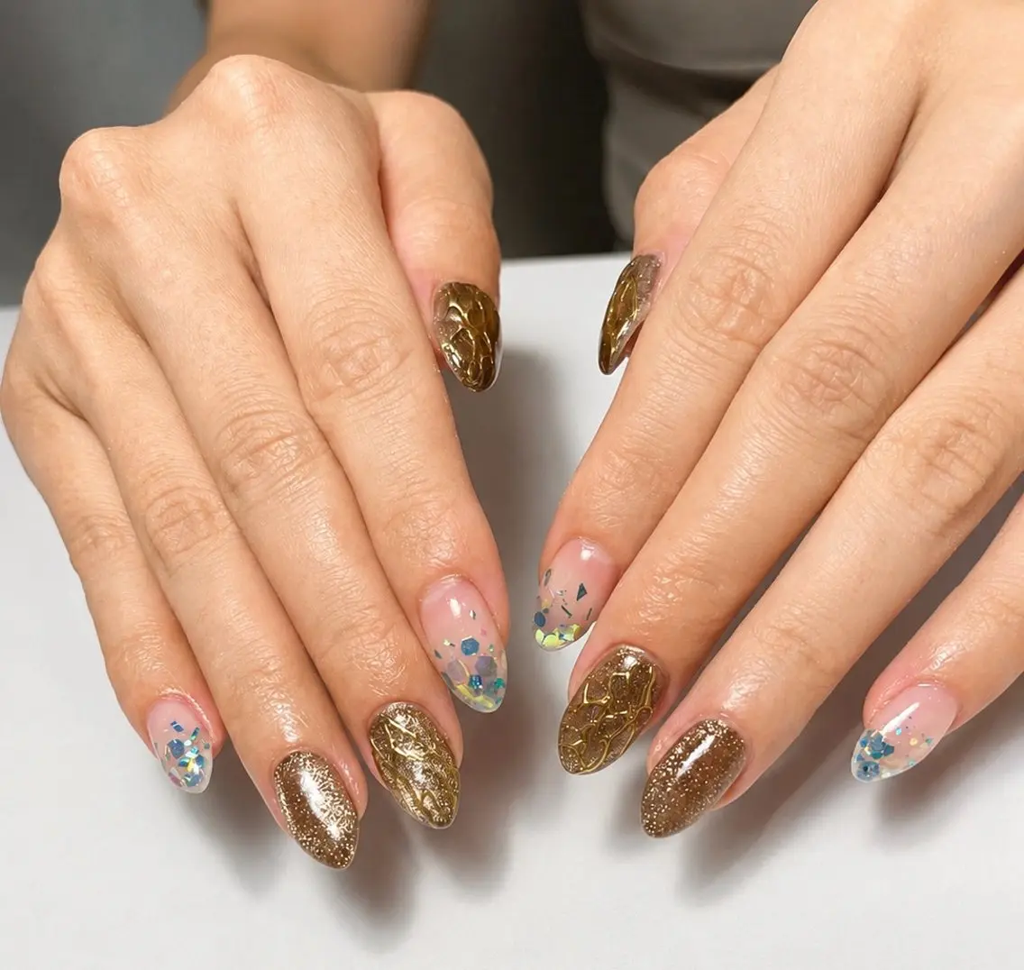 ネイル ジェルネイル マグネットネイル ニュアンスネイル ハンドネイル BOTANAIL KIKIのネイルデザイン