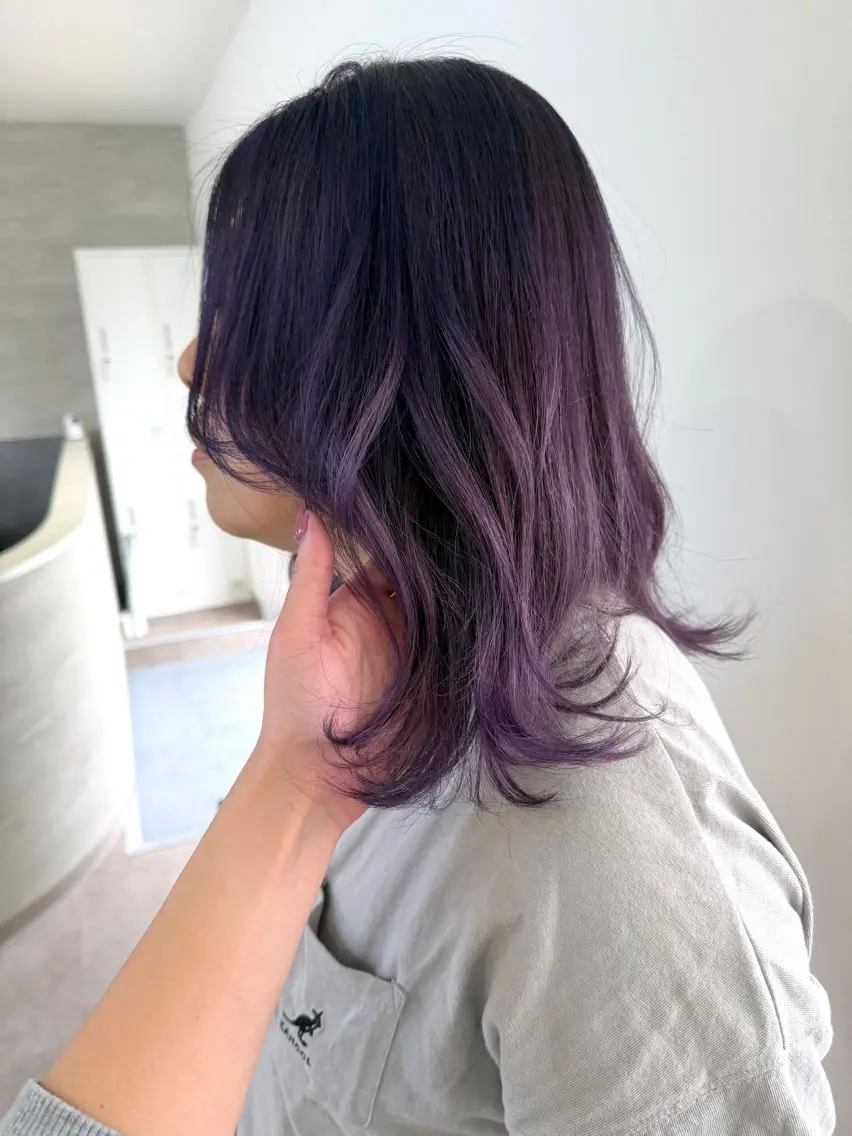 ミディアム ume yuraのヘアスタイル