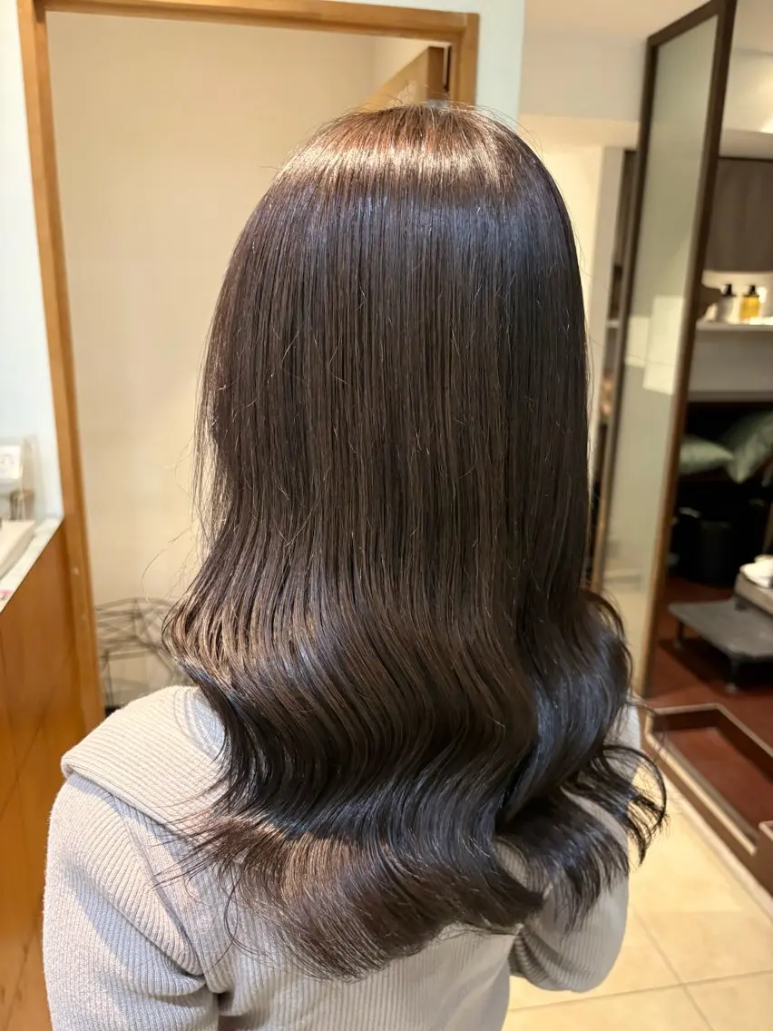 《モデル様特別価格》🌻✨ うる艶カラー➕ラメラメトリートメント（補足説明を必ずご確認ください）の写真
