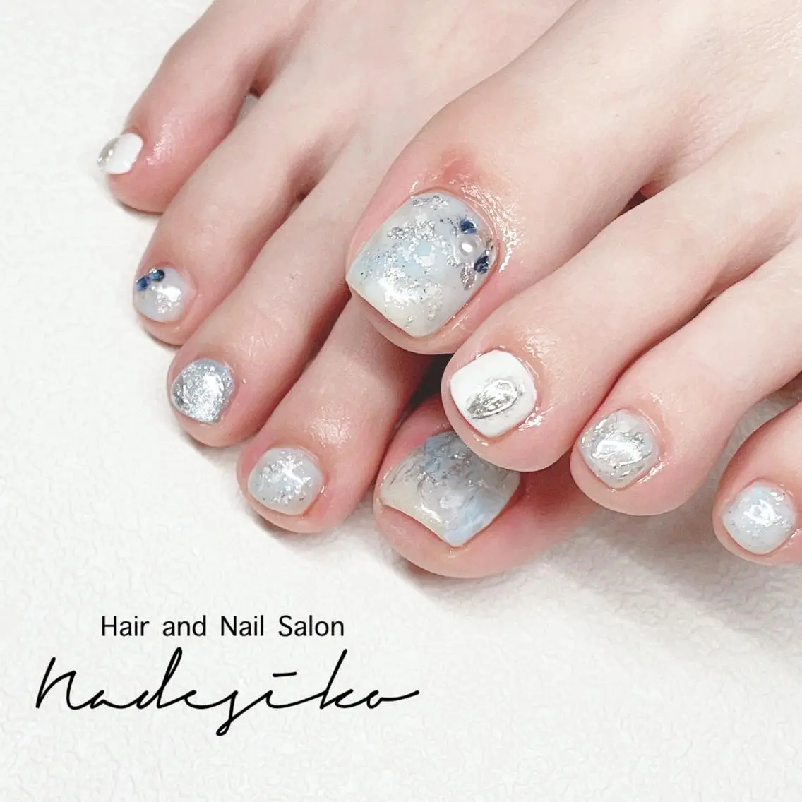 ネイル フットネイル nadesico nailのネイルデザイン