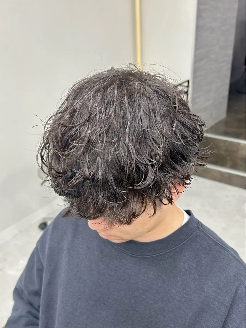 ショート パーマ メンズ 🏁メンズパーマ/ RYOYAのヘアスタイル