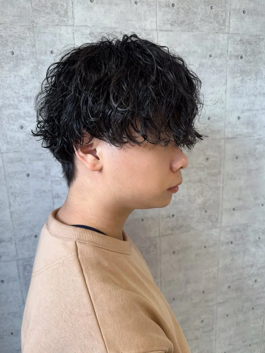 ショート パーマ メンズ メンズパーマ カット パーマ メンズパーマ特化/ メッシュ/薫/店長のヘアスタイル