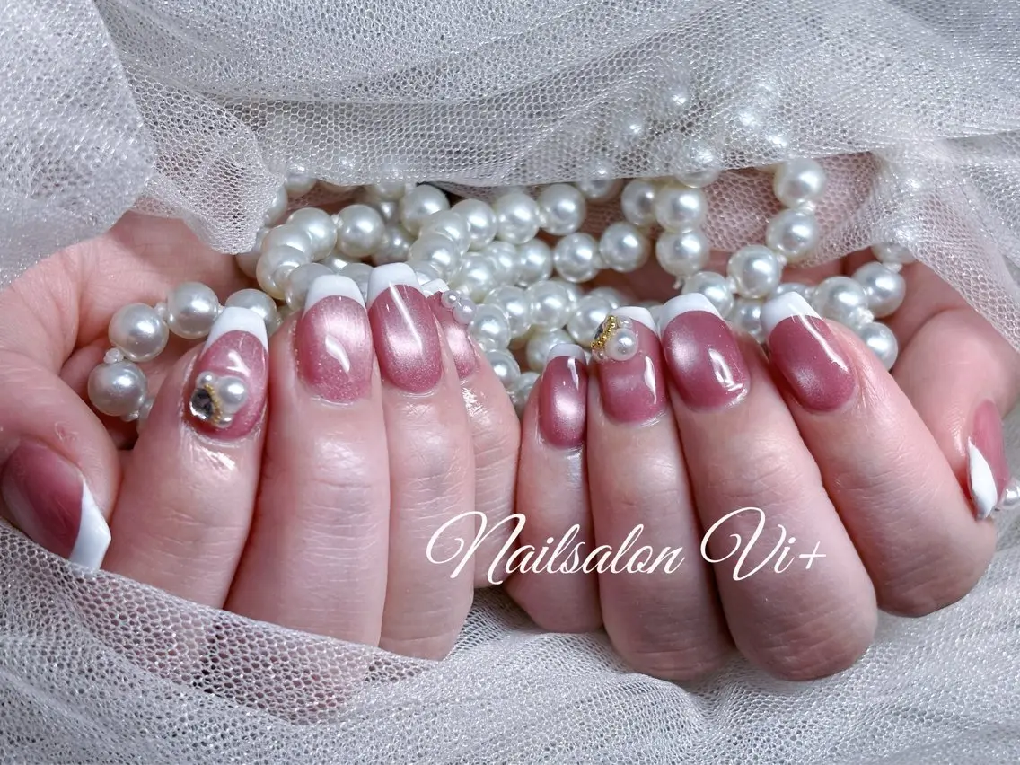 ネイル ハンドネイル Nailsalon Vi+ももか🩷のネイルデザイン