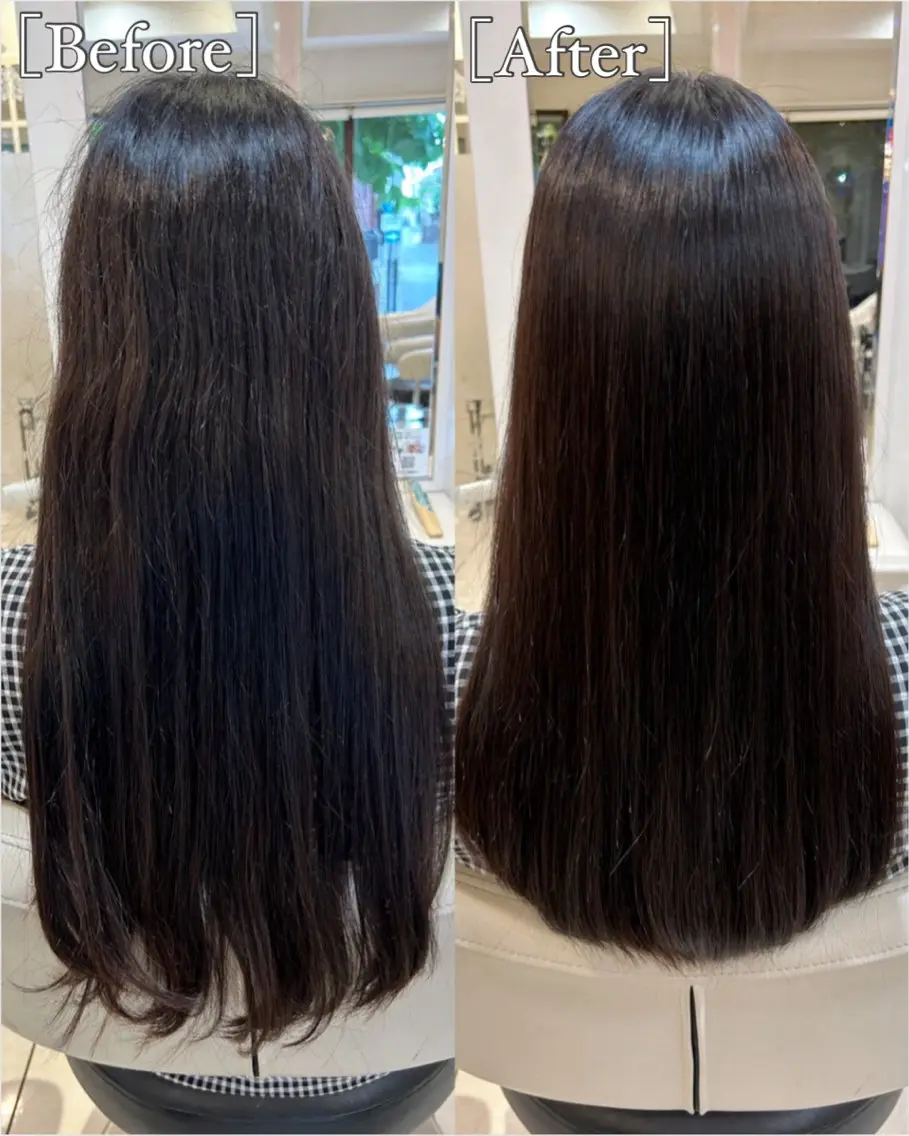 セミロング 縮毛矯正 カット 縮毛矯正 トリートメント 高橋 佑のヘアスタイル