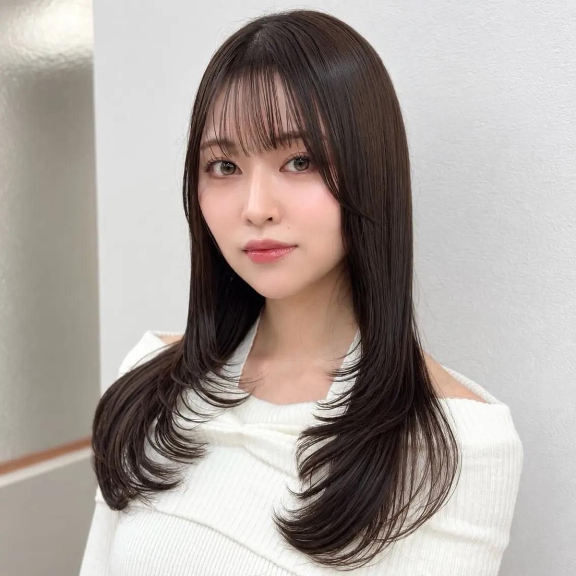 ロング カット 縮毛矯正 kouta/レイヤー /巻ける縮毛矯正🪽のヘアスタイル