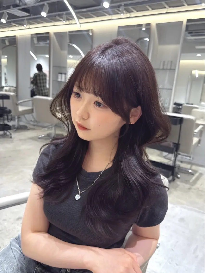 ロング カラー カット ヘアカラー トリートメント 🦋トレンドヘア🦋 竹内克弥のヘアスタイル