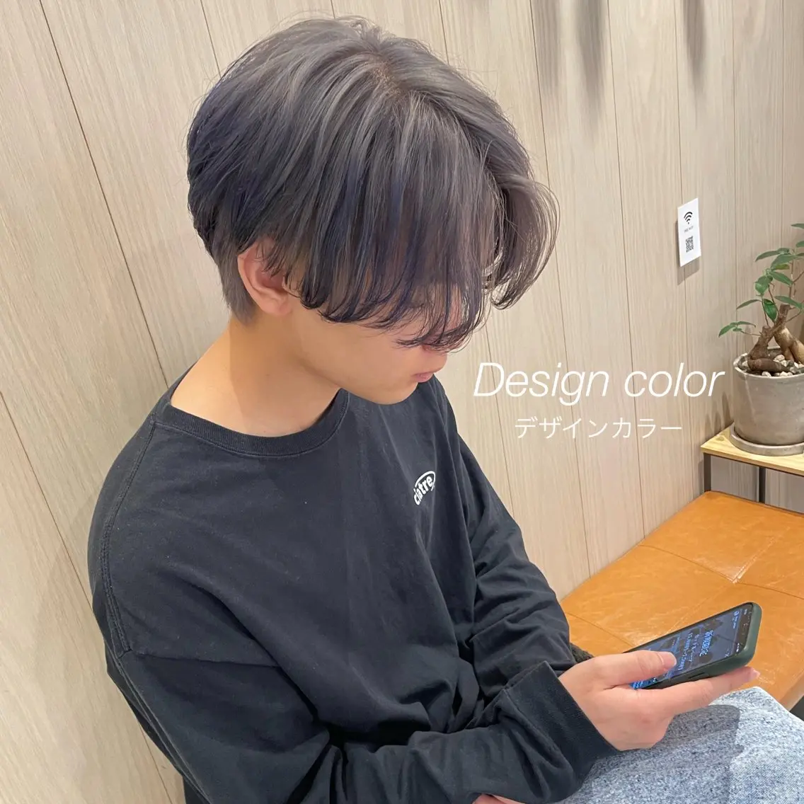 メンズカット+パーマの写真