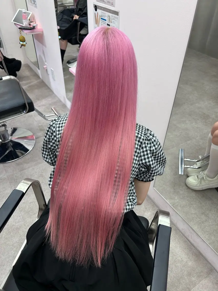 ロング ヘアカラー moe/名古屋 /ブリーチモデルのヘアスタイル
