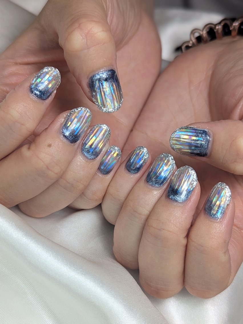 ネイル オーロラネイル ハンドネイル 推しネイル | 　aycnailのネイルデザイン