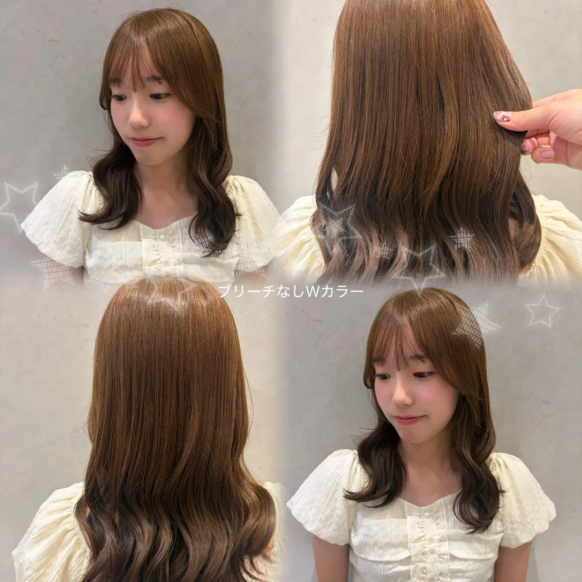 カラー ヘアカラー トリートメント 透明感カラー ‎🤍maoのヘアスタイル