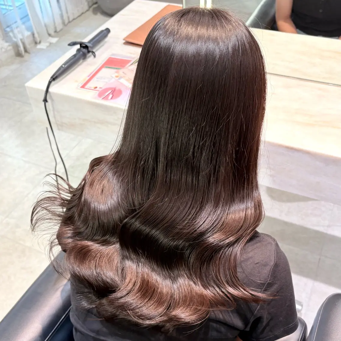 ロング カラー ヘアカラー トリートメント 縮毛矯正/髪質改善 /アレンジ🌙あまにのヘアスタイル