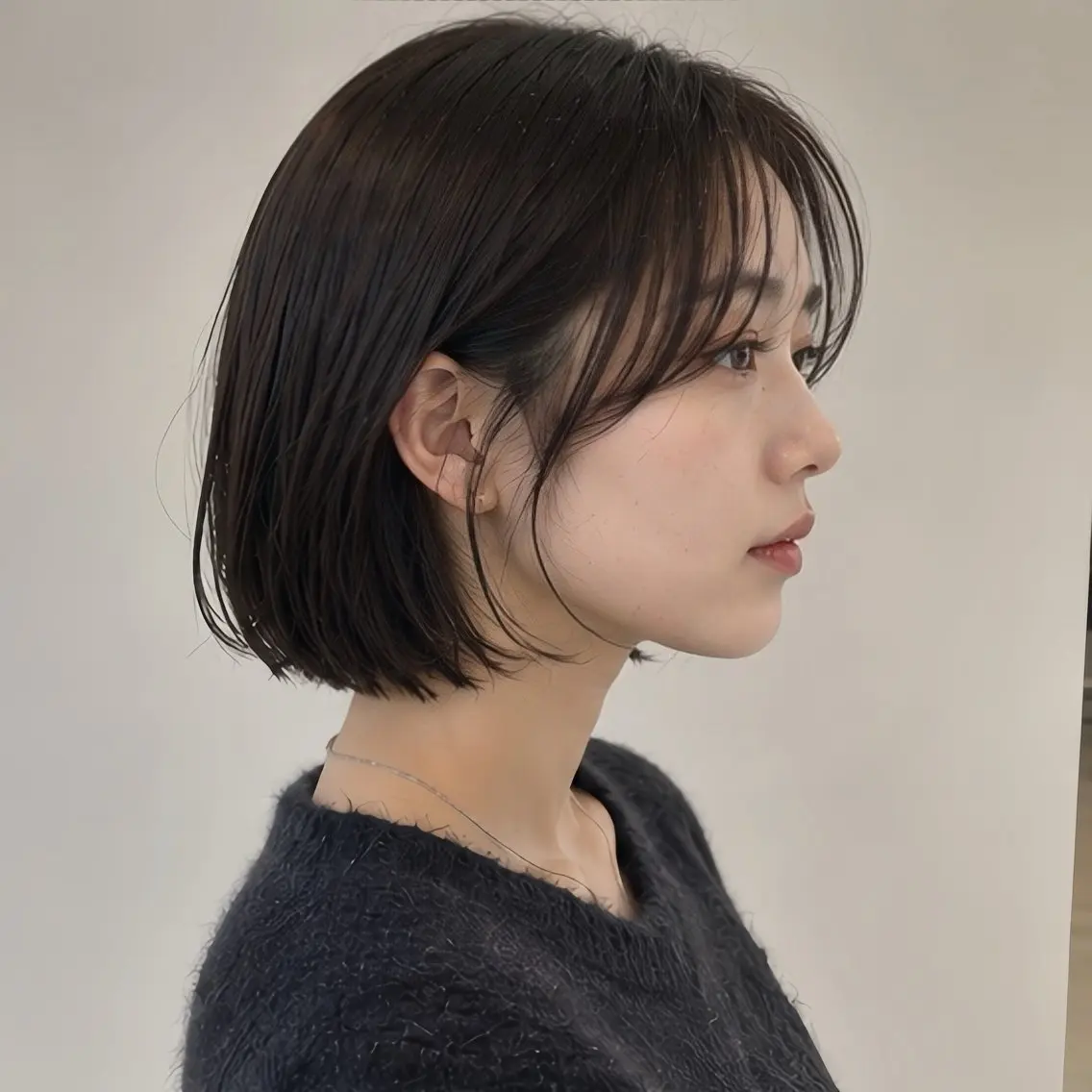 カラー 縮毛矯正 トリートメント 縮毛矯正/レイヤー/ 前髪カット/おばかんのヘアスタイル