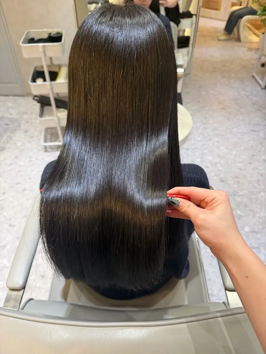 セミロング カット トリートメント 🎀髪質改善/艶髪/ 艶カラー🎀浅田涼風のヘアスタイル