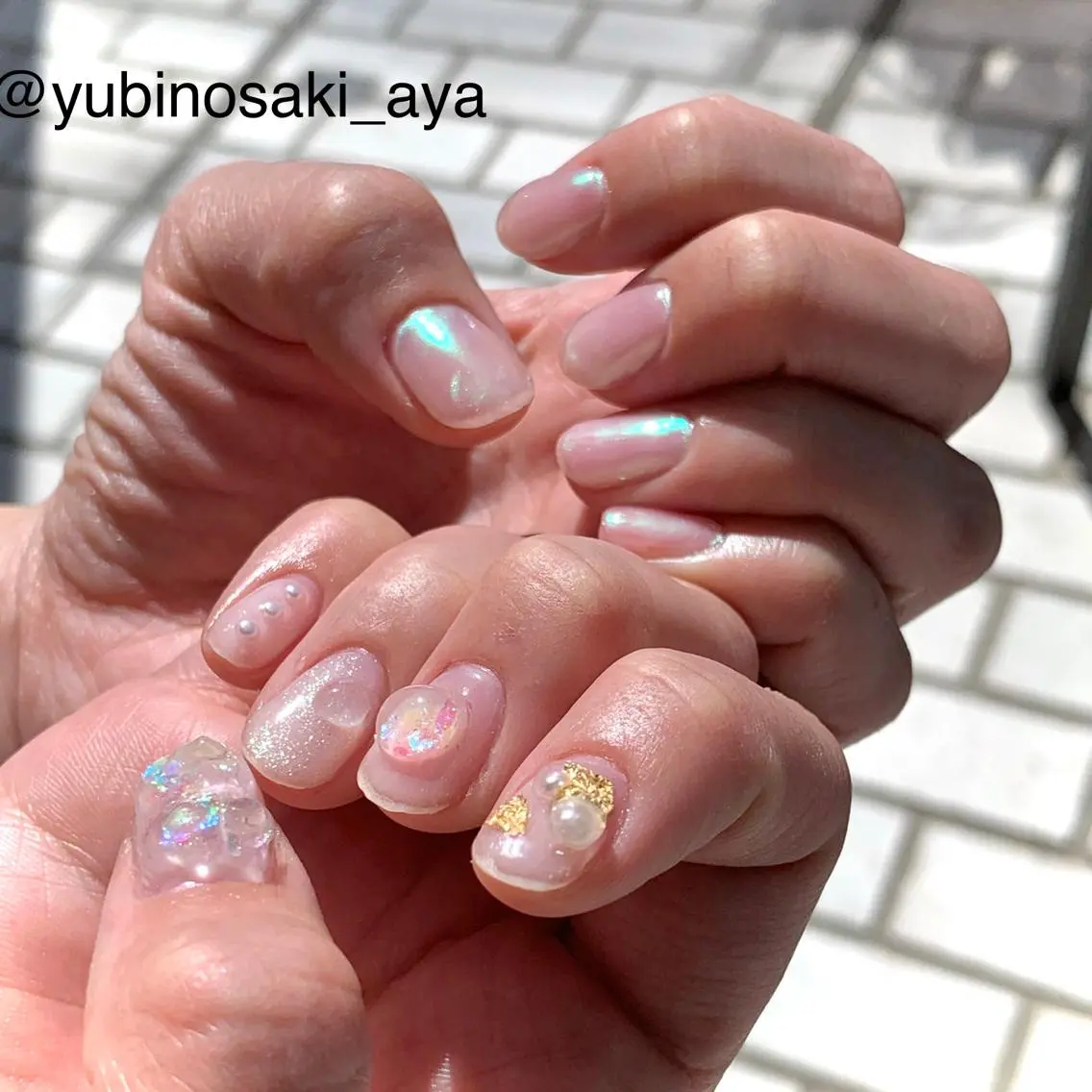 ネイル ゆびノさき茨木店 ニュアンス/アートのネイルデザイン
