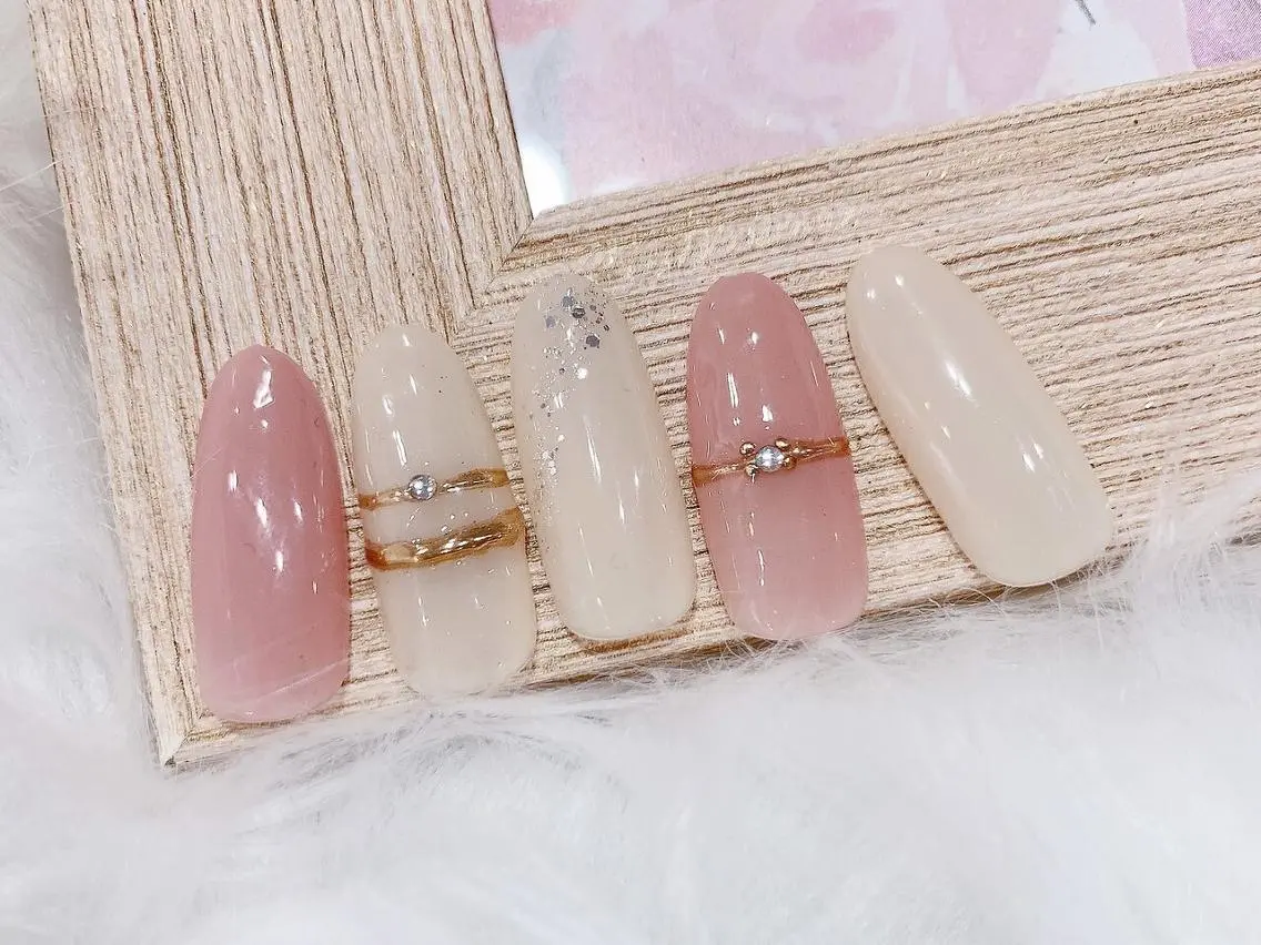ネイル ハンドネイル Elegant beautyのネイルデザイン